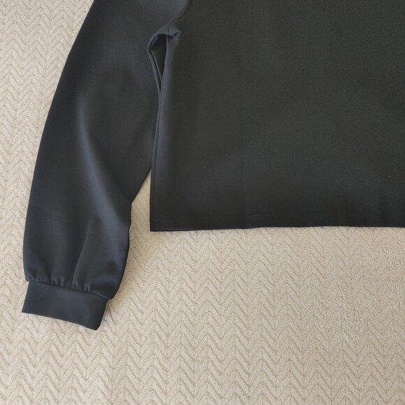 NWOT Women's Long Sleeve Top / sparkly-rhinestone bow accent. - Picture 13 of 15